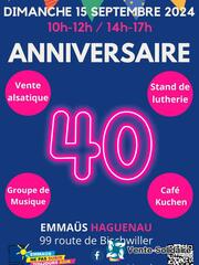 Photo de l'événement 40 ans Emmaüs Haguenau et vente alsatique