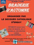 Braderie d'automne du secours catholique