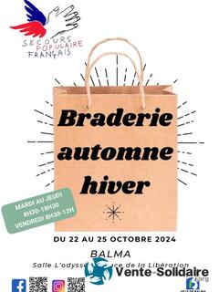 Photo de l'événement Braderie automne hiver secours populaire