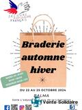 Braderie automne hiver secours populaire