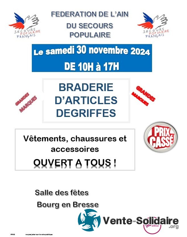 Braderie du Secours populaire