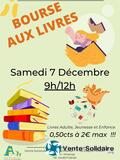 Photo braderie solidaire de livres à Miramas