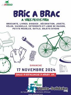 Photo de l'événement Bric à Brac de l'association humanitaireAFIHMAD