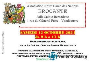 Photo de l'événement Brocante de l'Association Notre-Dame-des-Nations