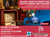 Photo Grande vente antiquités Petits Frères des Pauvres à Nantes