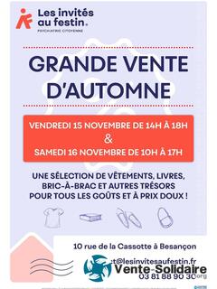 Photo de l'événement Grande vente d'Automne