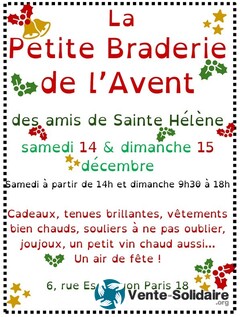 Photo de l'événement La Petite Braderie de l'Avent des Amis de Ste Hélène