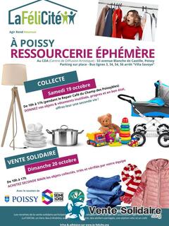 Photo de l'événement Vente solidaire de la Ressourcerie Ephémère La FéliCité