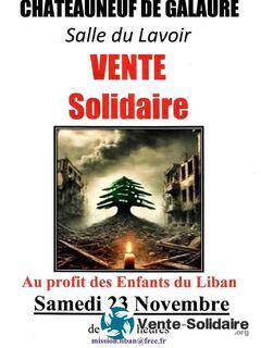 Photo de l'événement Vente Solidaire pour le Liban