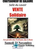 Vente Solidaire pour le Liban