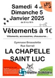 Photo Vente de vêtements et accessoires à 1 euro à La Chapelle-Saint-Luc