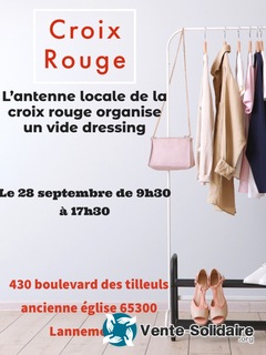 Photo de l'événement Vide dressing de l’antenne locale de la croix rouge